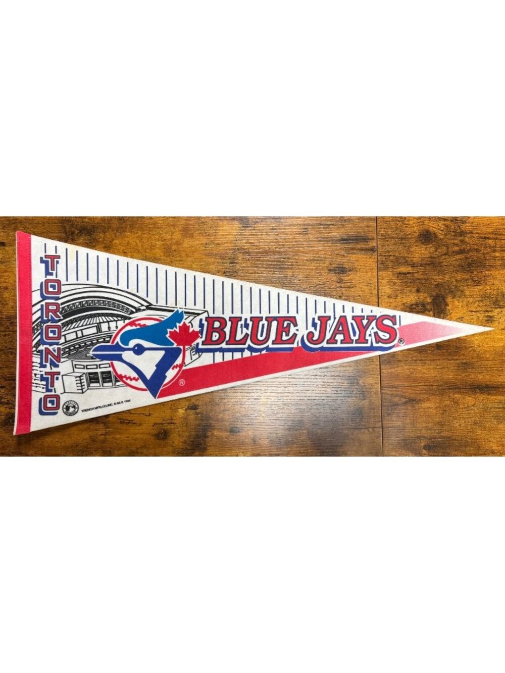 Vintage MLB Toronto Blue Jays 1994 Trench Pennant